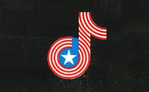 An illustration of a red, white, and blue TikTok logo