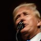 Blurred photograph of Donald Trump's face