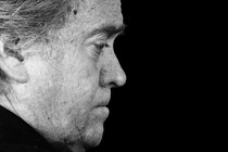 Black-and-white photo of Steve Bannon