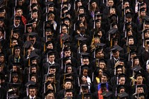Students on graduation day