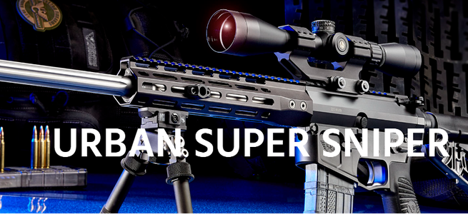 A promotional photo of Wilson Combat's "Urban Super Sniper"