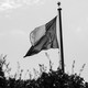 The Texas flag flies above city hall.