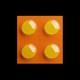 Ketamine troches on a black background