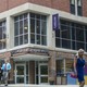A building on the Carlow University campus with a sign that reads University Commons. 