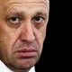 Close-up picture of Yevgeny Prigozhin looking unhappy