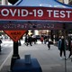 COVID-19 testing tent in New York City, March 2023