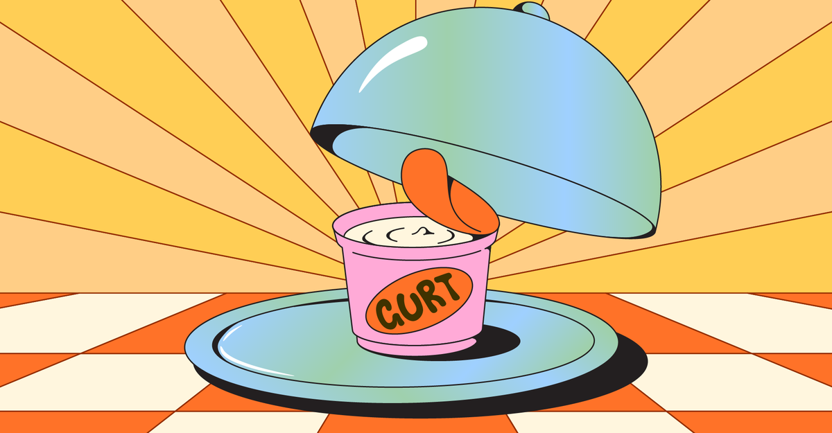 Einfach Joghurt essen