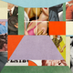 Colorful collage illustration with images from pulp romance covers, part of the word "Playboy," and red, green, and blue blocks.