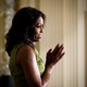 Michelle Obama speaking.