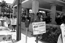 A daytime protest on June 11, 1964, of the slave market in St. Augustine, Florida