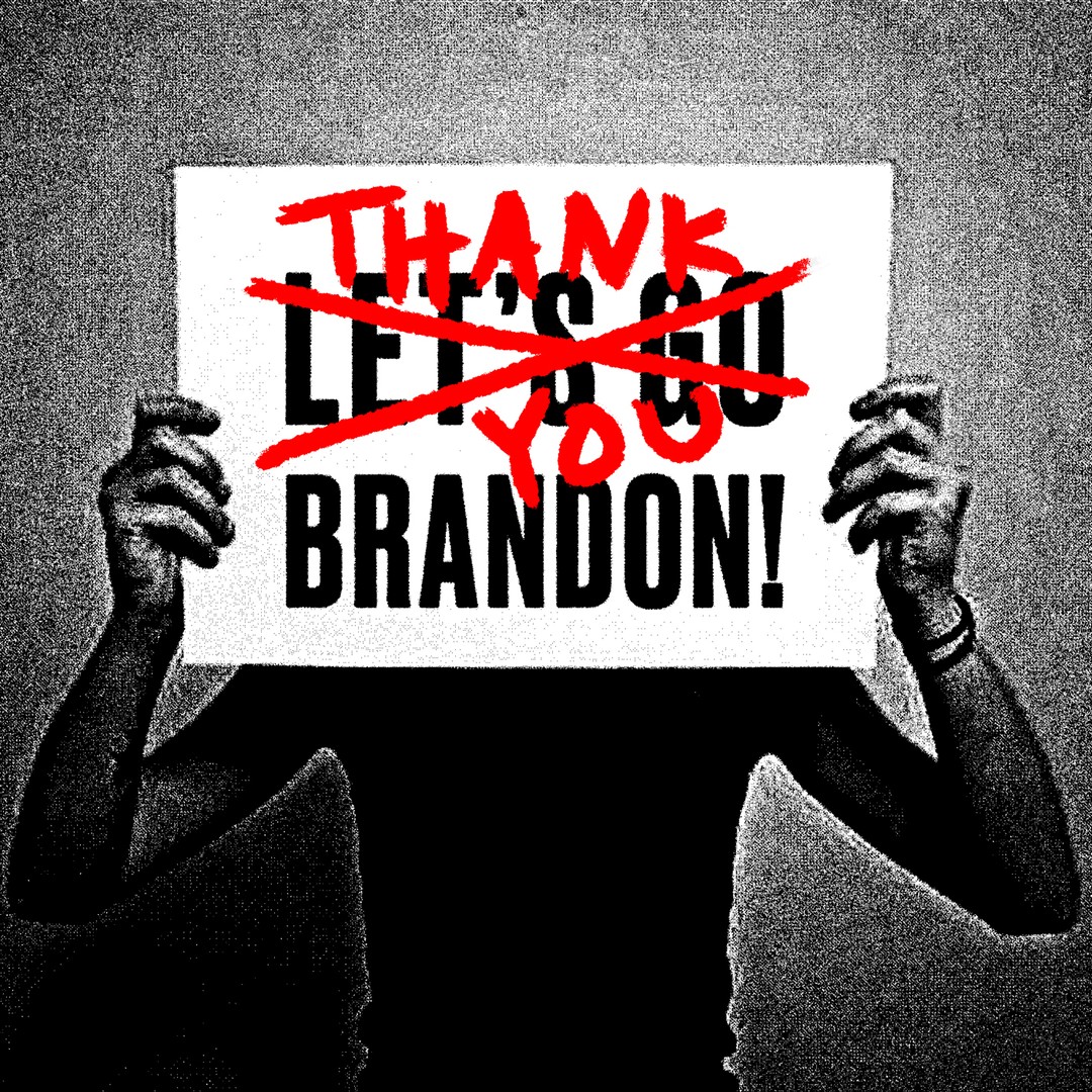What does 'Let's go, Brandon' mean? Republican code for insulting