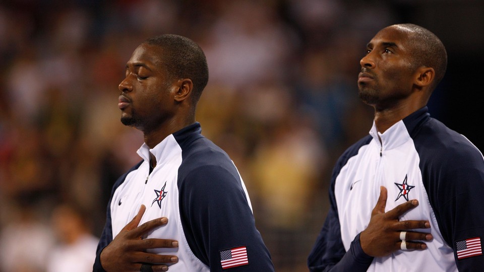 Dwyane Wade and Kobe Bryant in “The Redeem Team”