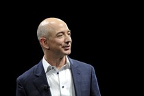 Jeff Bezos, the Amazon CEO, appears at an Amazon event in 2012.