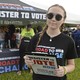 Marjory Stoneman Douglas High School student Lauren Hogg at a voter-registration drive in Parkland, Florida