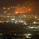 A fire from rockets launched from Lebanon