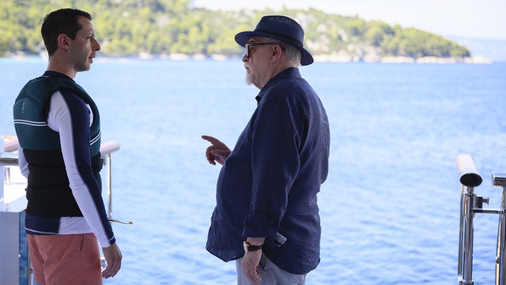 Brian Cox and Jeremy Strong in 'Succession.'