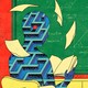 illustration of a child reading in front of a chalkboard with papers chaotically flying in the air around them