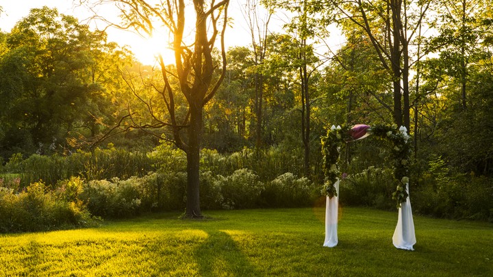 A wedding altar