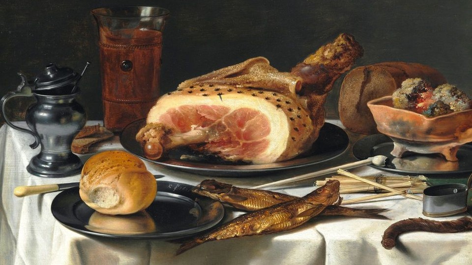 A still life with ham