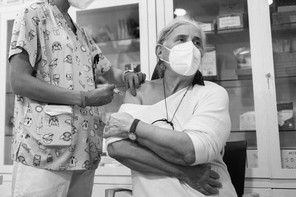 a person is vaccinated