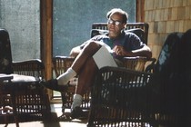 The author Tracy Kidder at his summer home in Maine, 1993