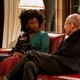 Nana Mensah as Yaz and Bob Balaban as Rentz in episode 102 of The Chair