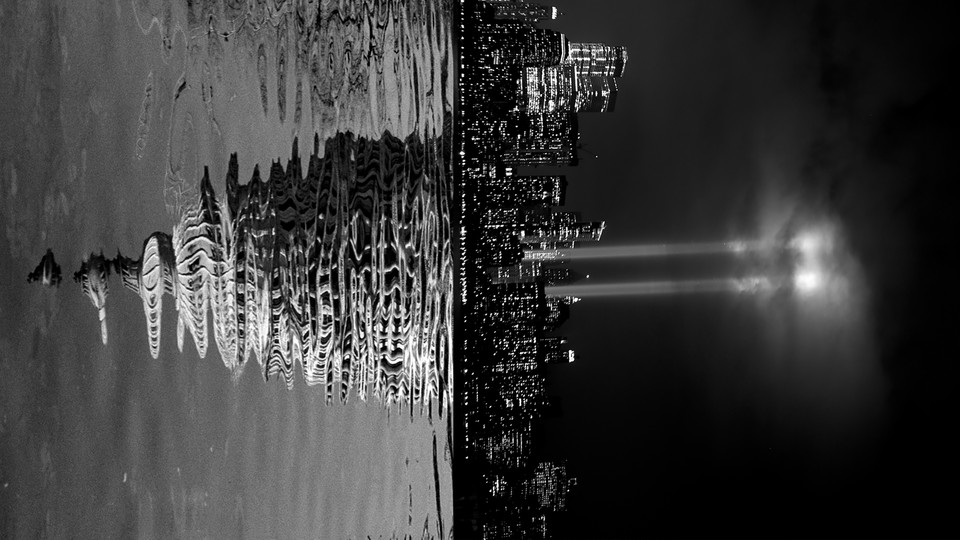 The Capitol and the Twin Towers memorial in a diptych