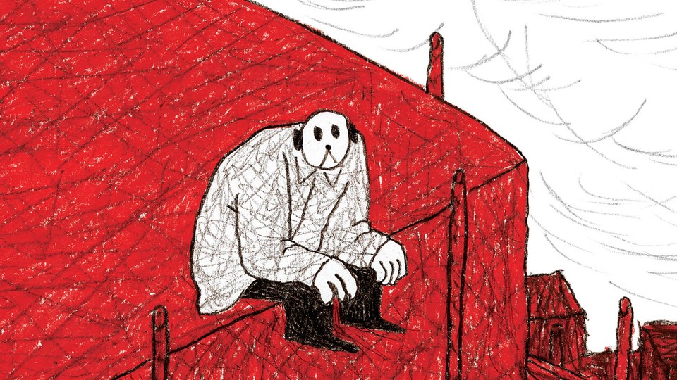 An image from the cover of Jérôme Ruillier's graphic novel 'The Strange'
