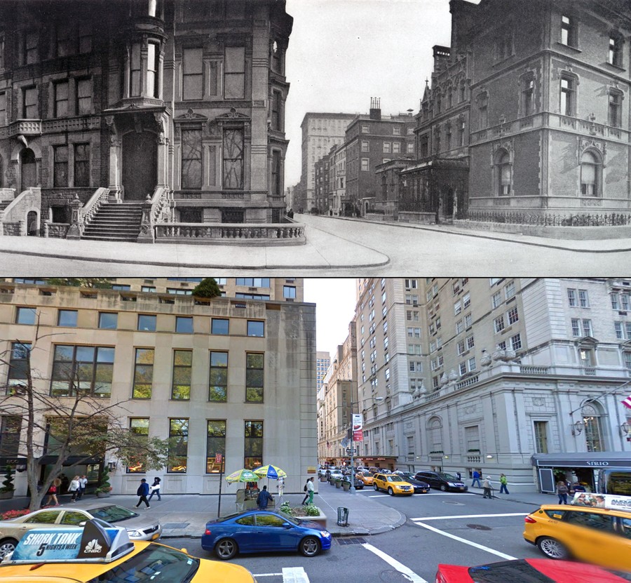 Fifth Avenue Then and Now, a Century of Streetviews in New York