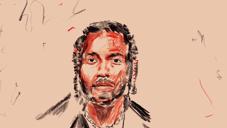 Illustration of Kendrick Lamar
