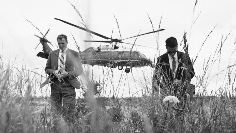 Secret service agents.