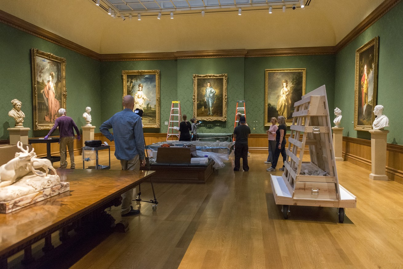 How The Huntington Is Conserving Gainsborough's 'Blue Boy' Painting