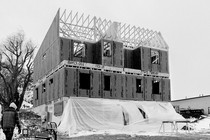 A house under construction