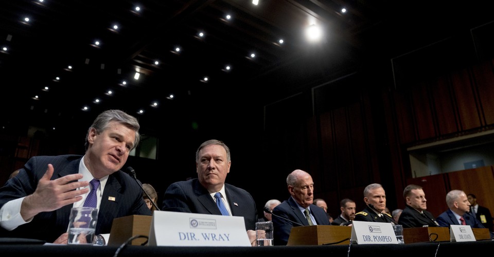 Trump s Intelligence Officials Contradict Him On Russia The Atlantic
