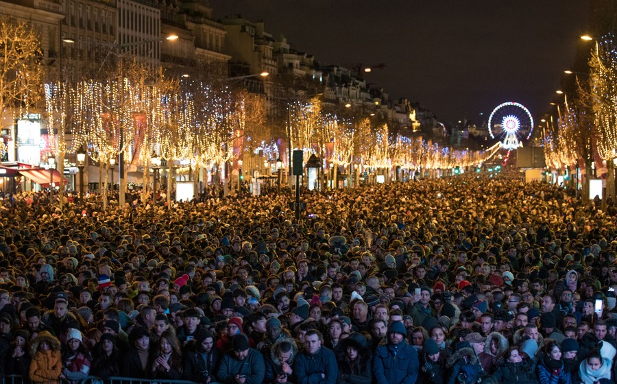 Photos of the New Year: Ringing in 2018 Around the World - The Atlantic