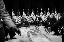 A meeting of American and Israeli officials