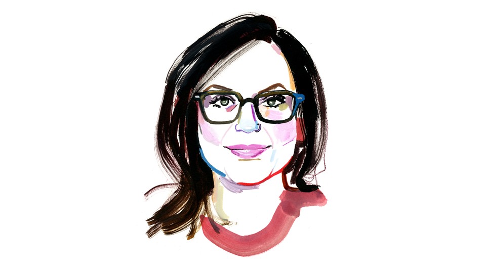 Watercolor portrait of Amanda Mull