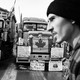 A protest led by truck drivers blocks the streets in Ottowa.