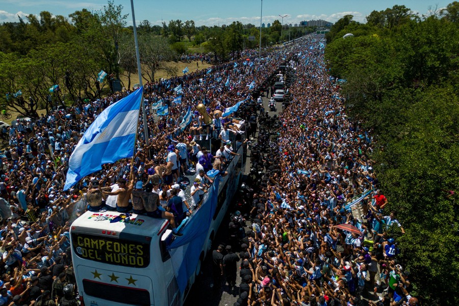 Photos: Argentina’s World Cup Victory Celebration - The Atlantic