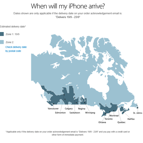 D Oh Canada Apple S Latest Map Mixes Up Toronto And Ottawa The