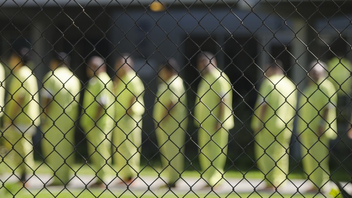 Detainees in Orange, California