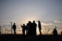 Palestinians who fled Israeli attacks and took refuge in Rafah try to continue their daily lives under difficult conditions in the area near the border wall between Egypt and the Gaza, in Rafah, Gaza, on January 29, 2024.