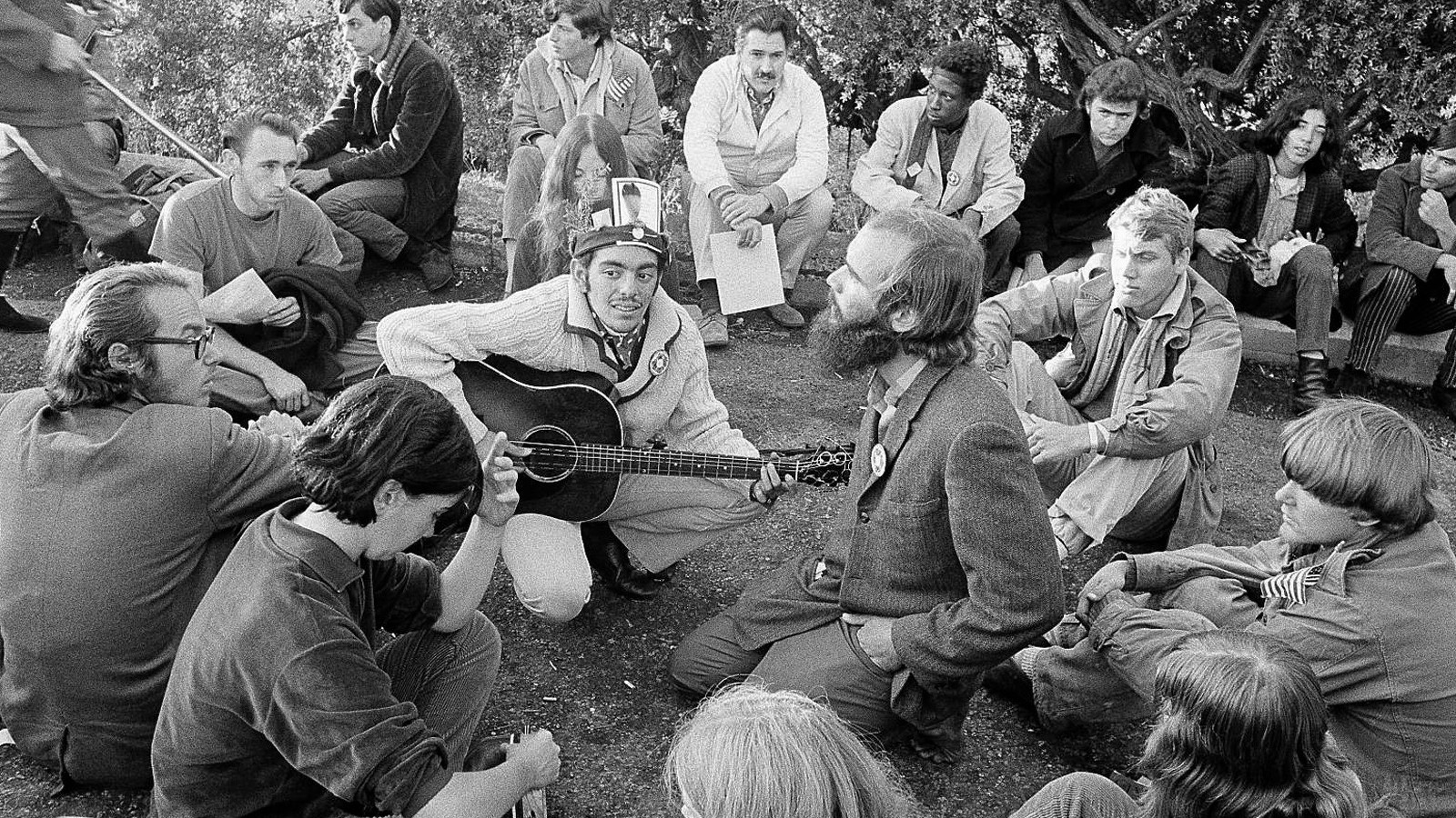 1967 hippie sit in