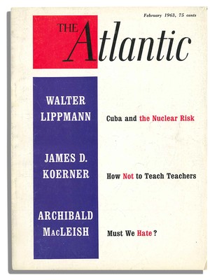 February 1963 Atlantic cover
