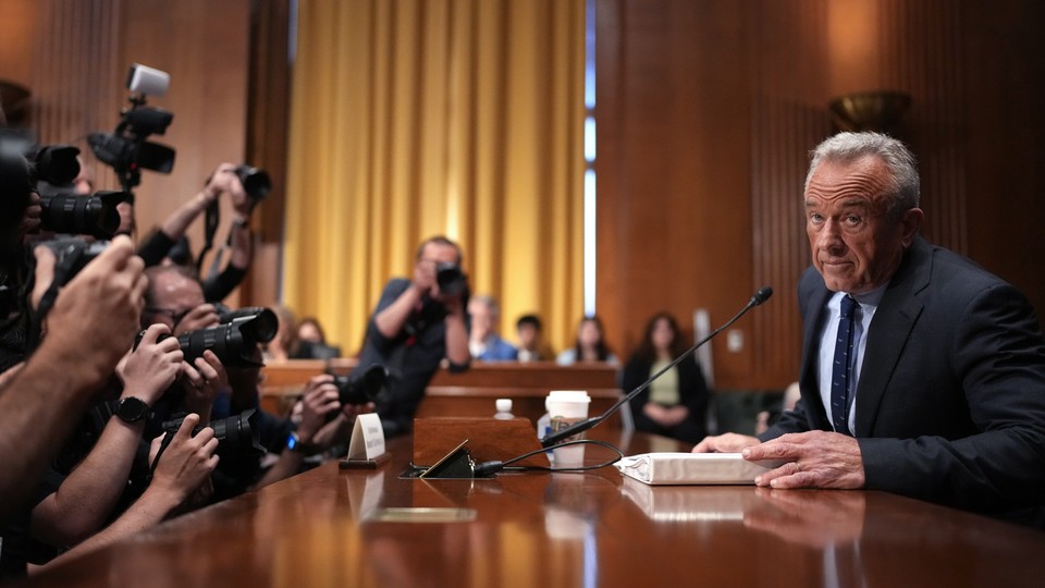 Robert F. Kennedy Jr. testifies at a Senate hearing on September 4, 2025.