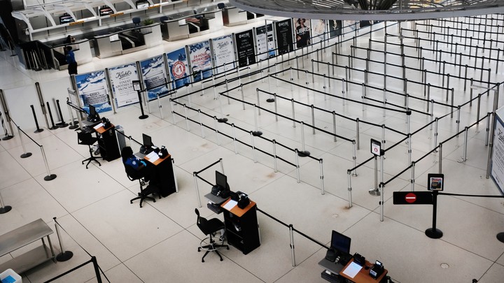 An empty airport