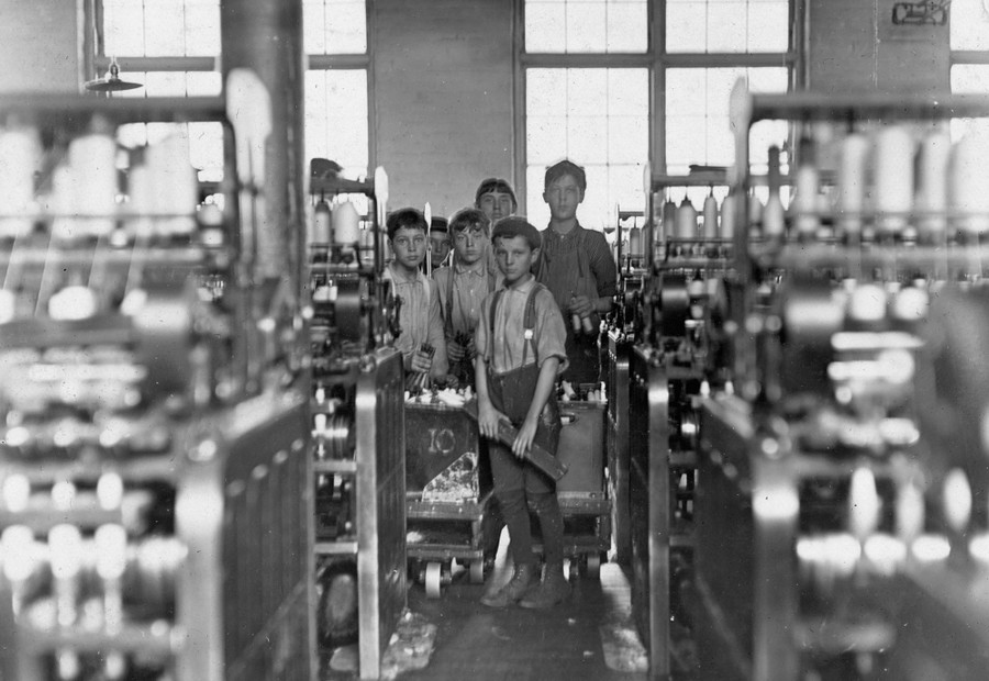 child labor industrial revolution textile mills