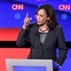 Kamala Harris speaks at the CNN democratic debate.