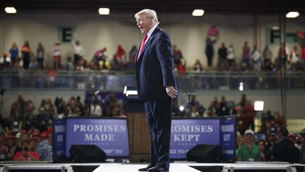 Trump's Surprisingly Typical, Boring Montana Rally - The Atlantic