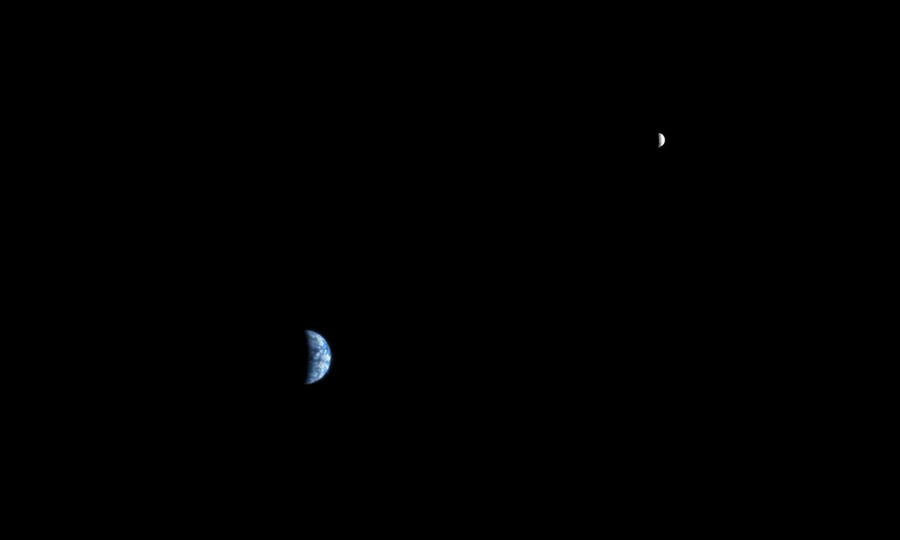 earth and moon from space nasa
